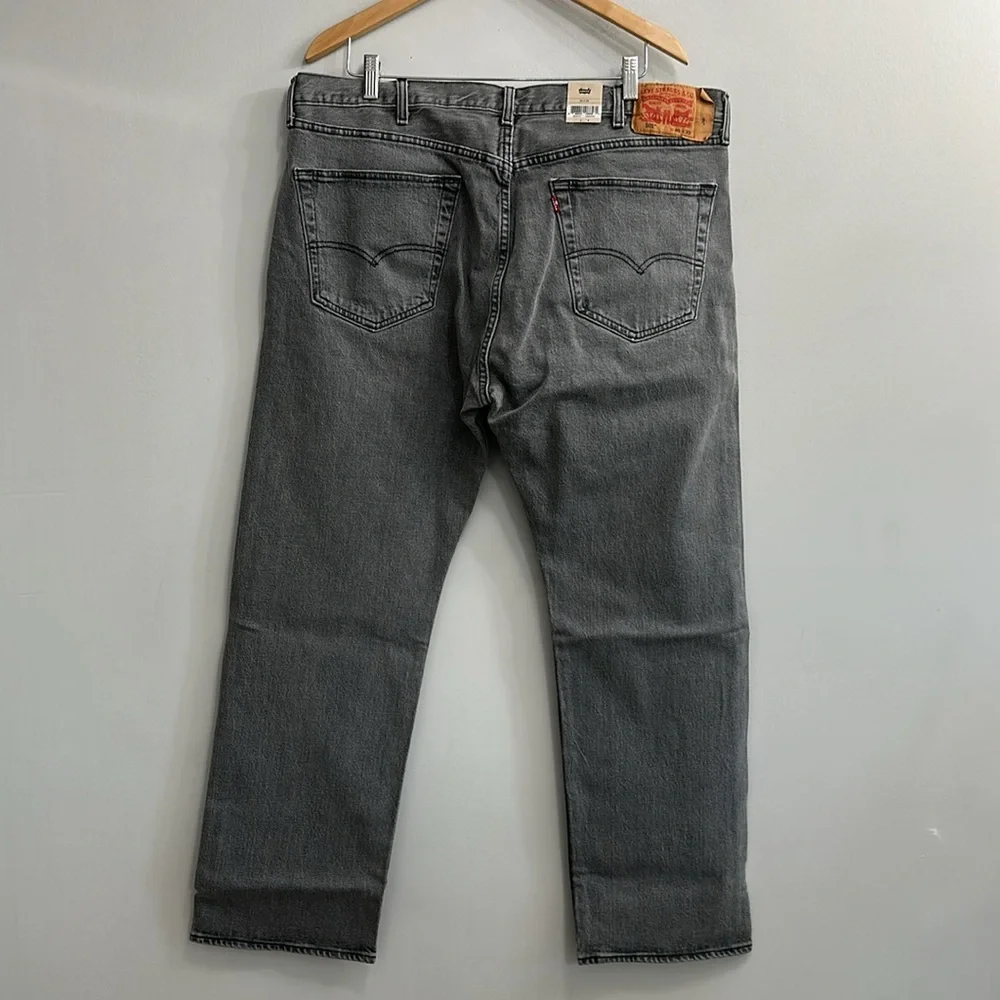 Levi's Gray Straight-Leg Jeans Classic Fit
